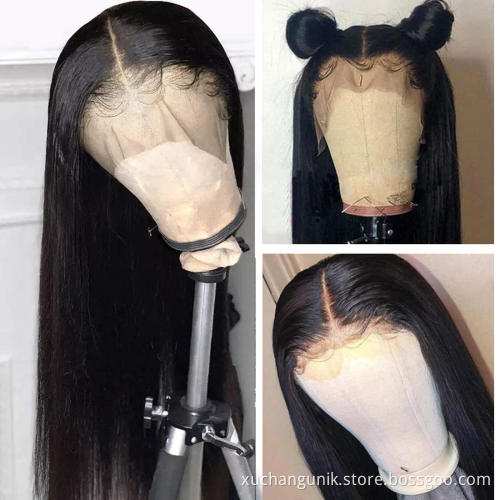 Wholesale Brazilian Hair HD Lace Front Wig,Virgin Cuticle Aligned Human Hair Full Lace Wig,13x6 Lace Frontal Wig For Black Women